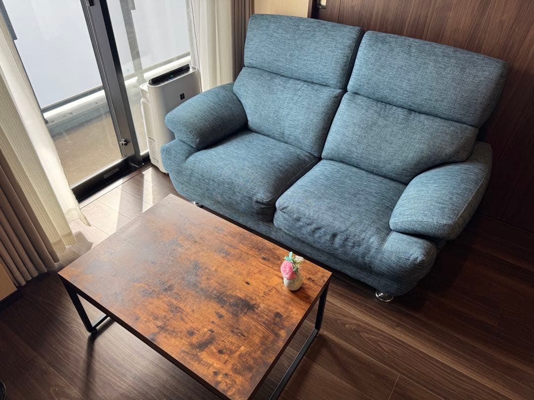 2人掛け布張りソファ　ニトリ