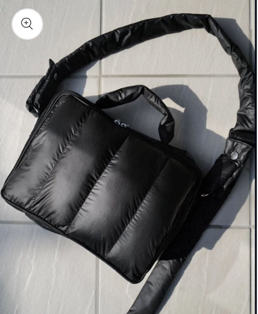 calin/ブラックパディングマザーズバッグ