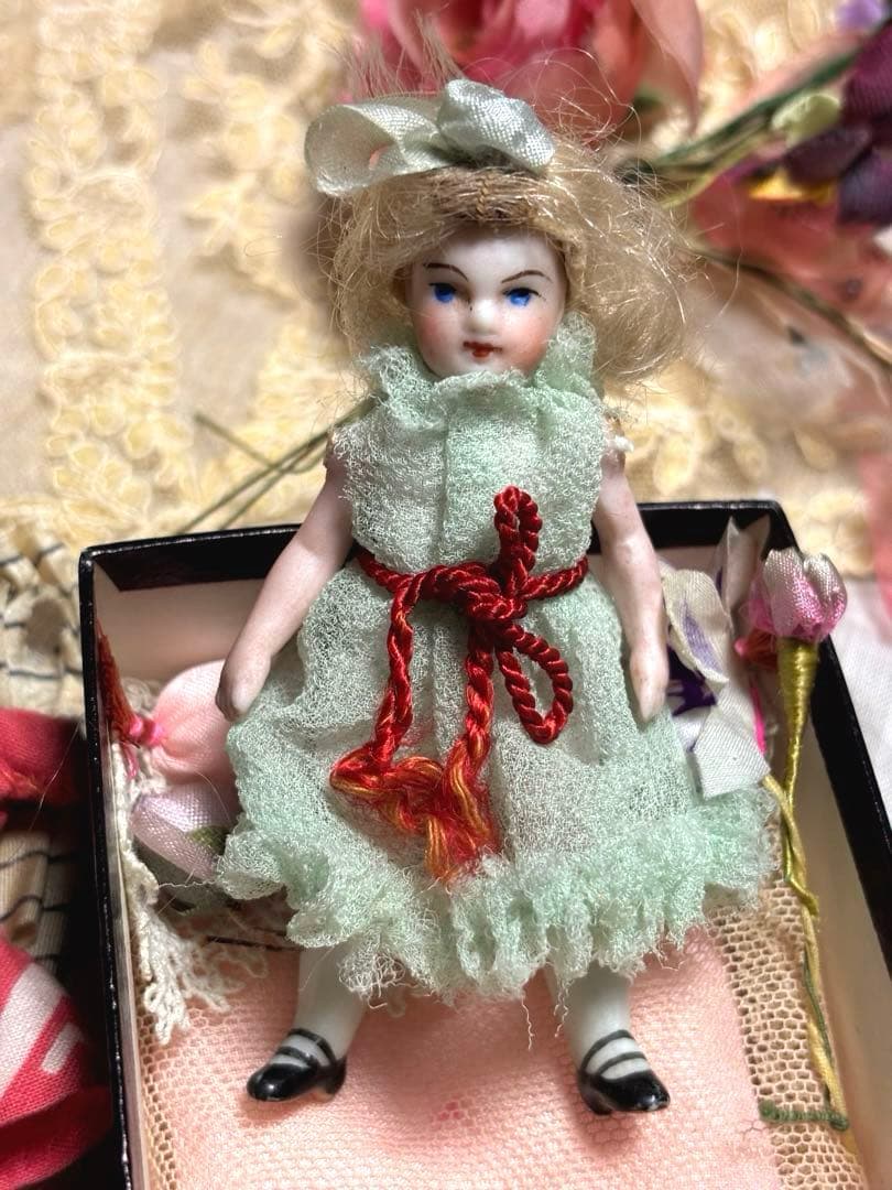 セール中　フレンチミニョネット　人形　アンティークビスクドール ミニョネット