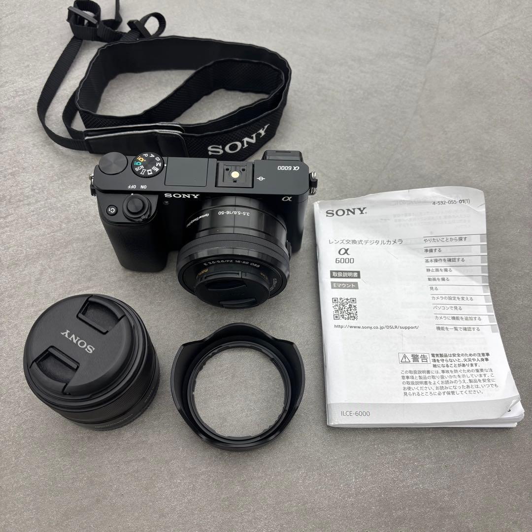 SONY α6000 ミラーレス一眼カメラ レンズセット+ SEL35F18
