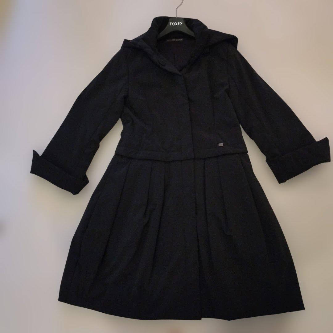 フォクシーニューヨーク　フード取り外し　セパレート　2way　コート