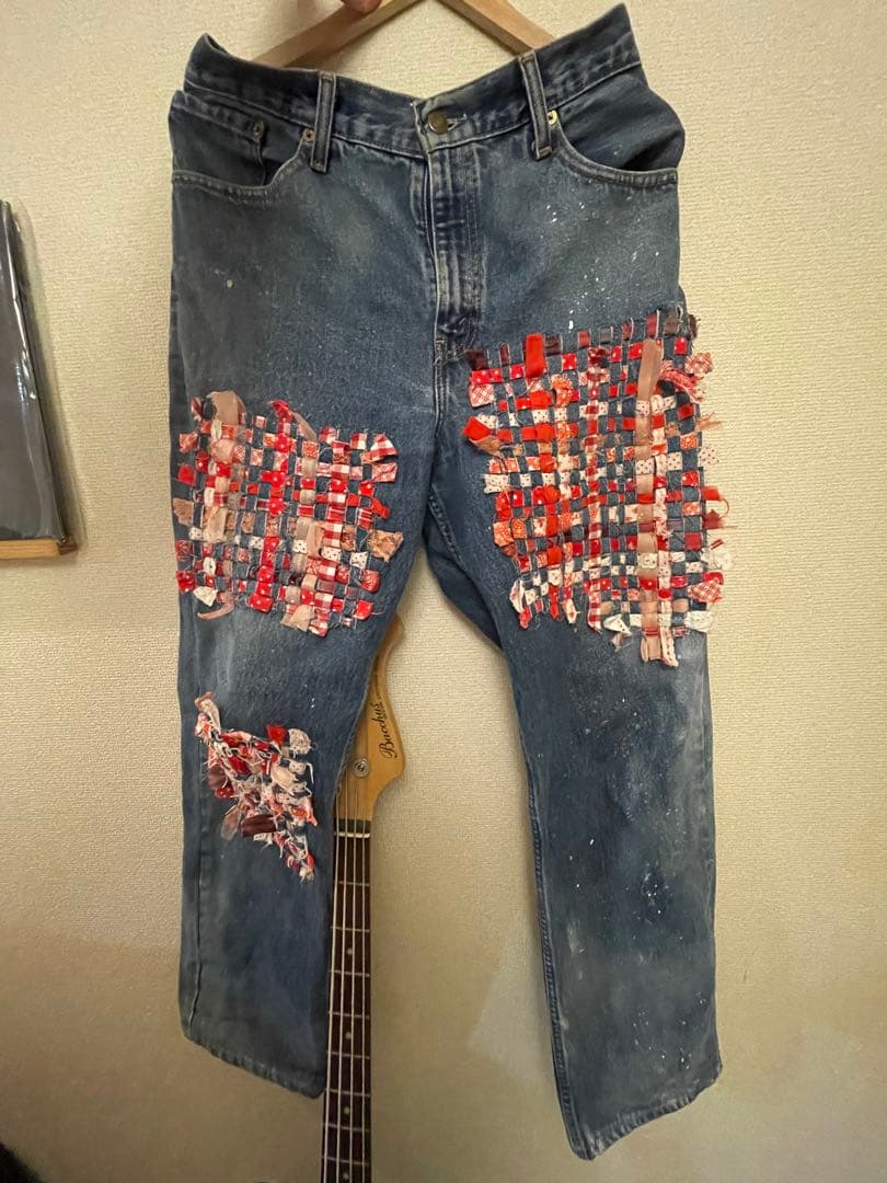 本日のみ大幅値下げ！SIIILON シーロン デニム 赤ピンク