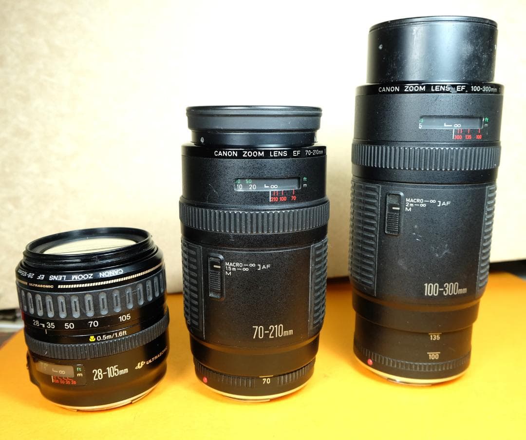 Canon EF ズームレンズ 3本
