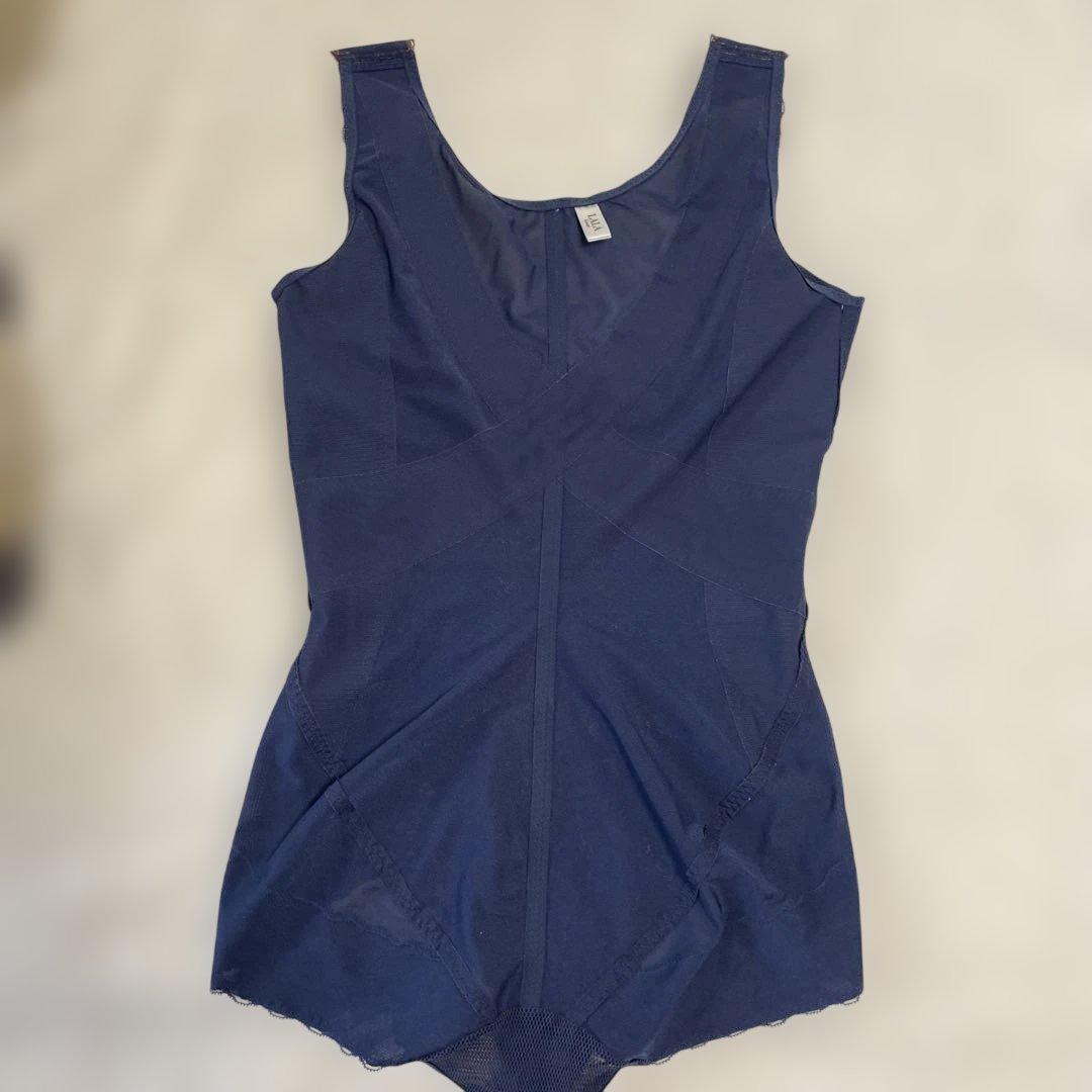 LALA Grant ネイビー ボディスーツ　90LL グラントイーワンズ