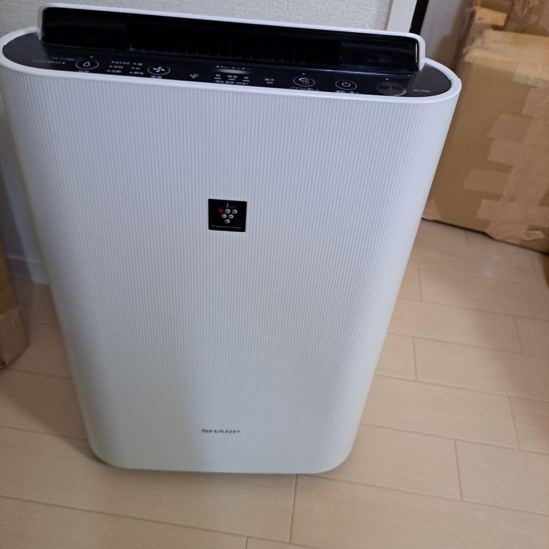 本日のみ価格最安!美品～普通!シャープ　加湿空気清浄機　KC-R50-W