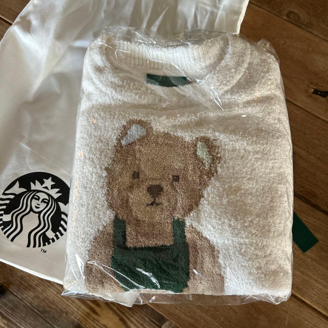 ジェラピケ✖️スタバコラボルームウェア（白）おまけに★ショートパンツとソックス★