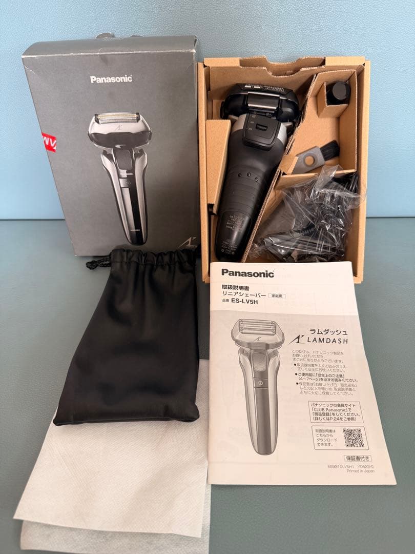 G[美品] PanasonicパナソニックラムダッシュPRO　ES-LV5H-S