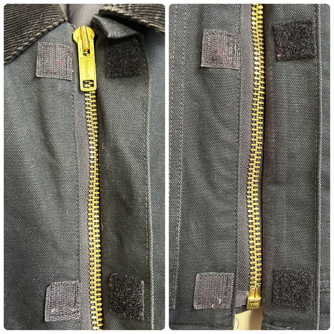 【美品】カーハート トラディショナルジャケット ショート丈 黒 XL ダック地