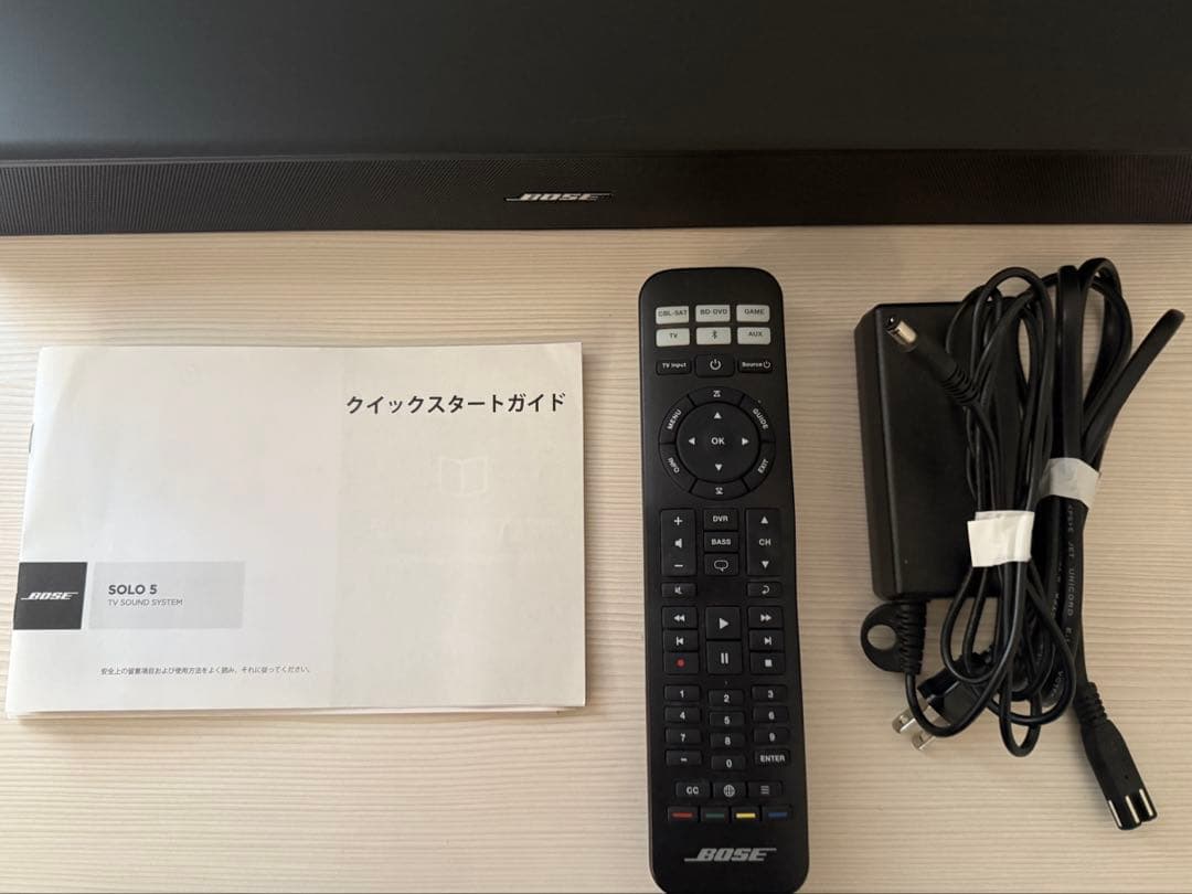 BOSE Solo 5 TV Sound System サウンドバー