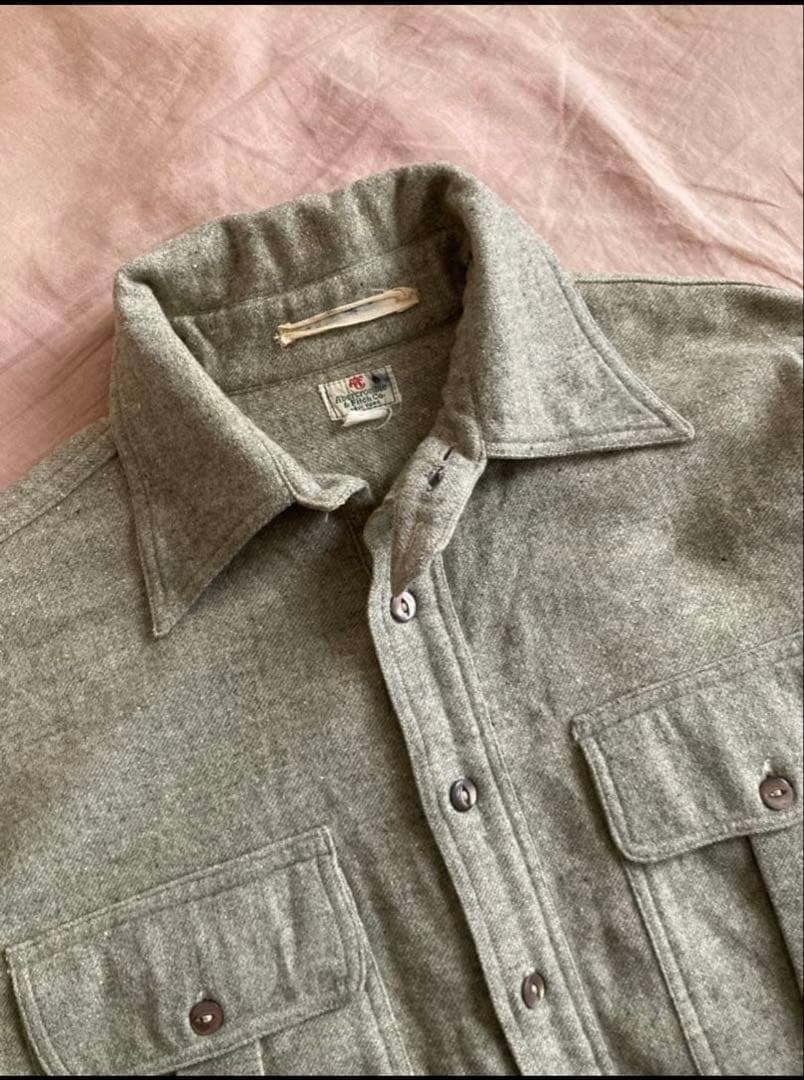 Abercrombie & Fitch ウールワークシャツ 30s チンスト