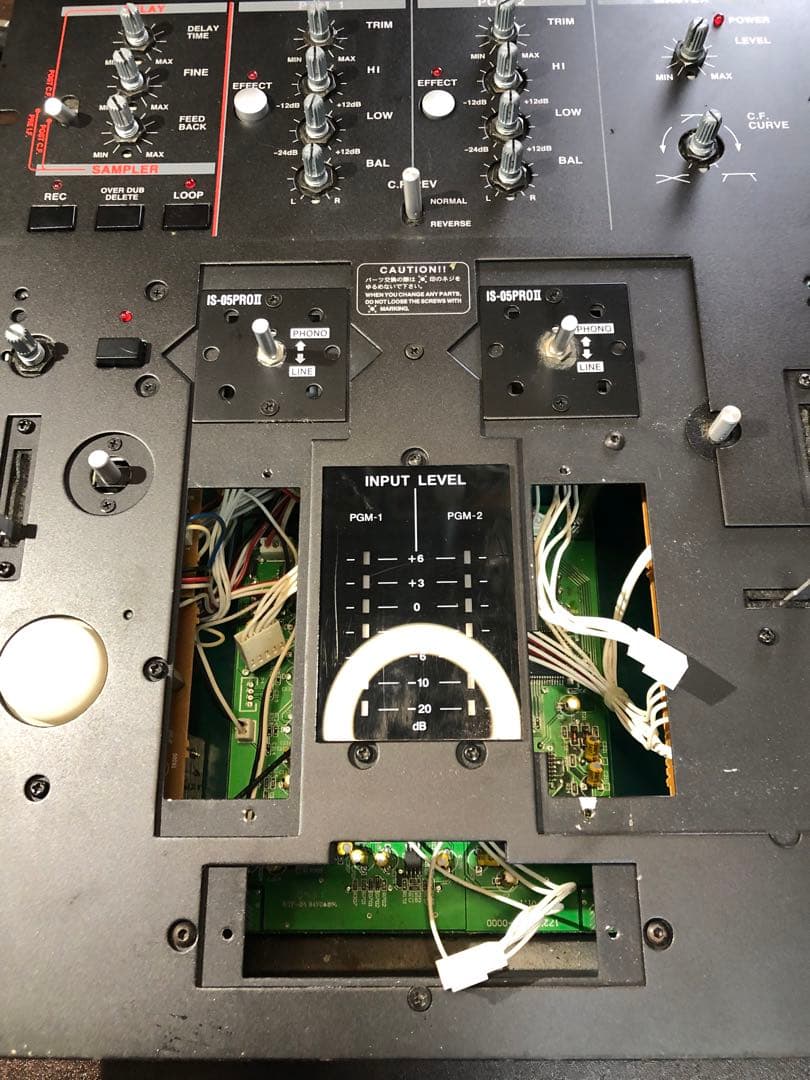 VESTAX PMC-05ProSL フェーダーメンテカットラグ　アダプタ付属