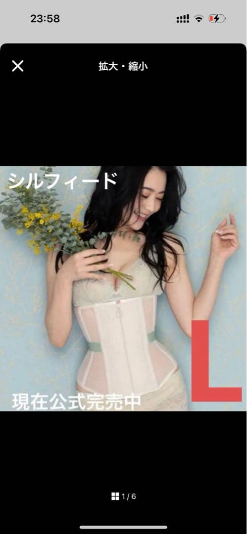 元鈴木さんコルセット シルフィード Lサイズ ミモザグリーン 土日限定