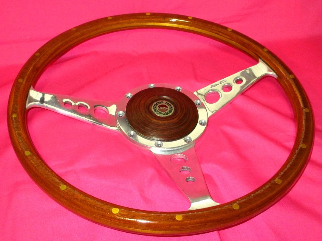 6353 正規品 MotoLita モトリタ ウッドステアリング 35Φ