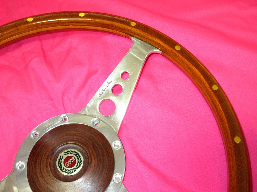 6353 正規品 MotoLita モトリタ ウッドステアリング 35Φ