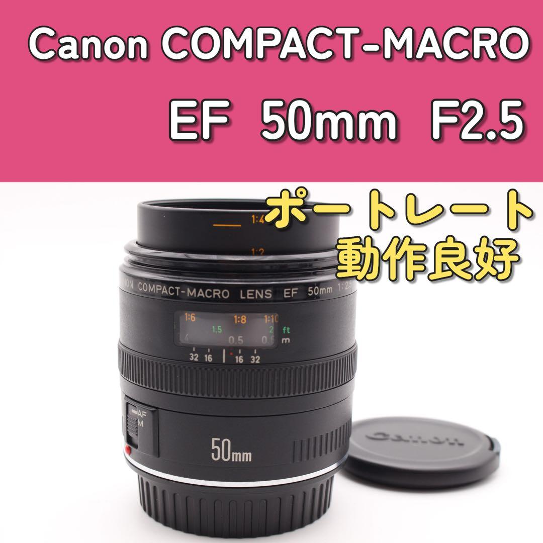 Canon compact macro 50mm F2.5 単焦点レンズ