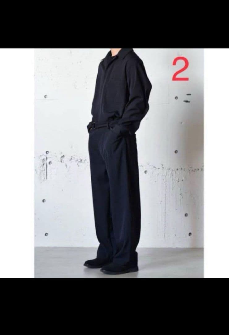 COMOLI / コモリ　ウールギャバ オールインワン2 美品