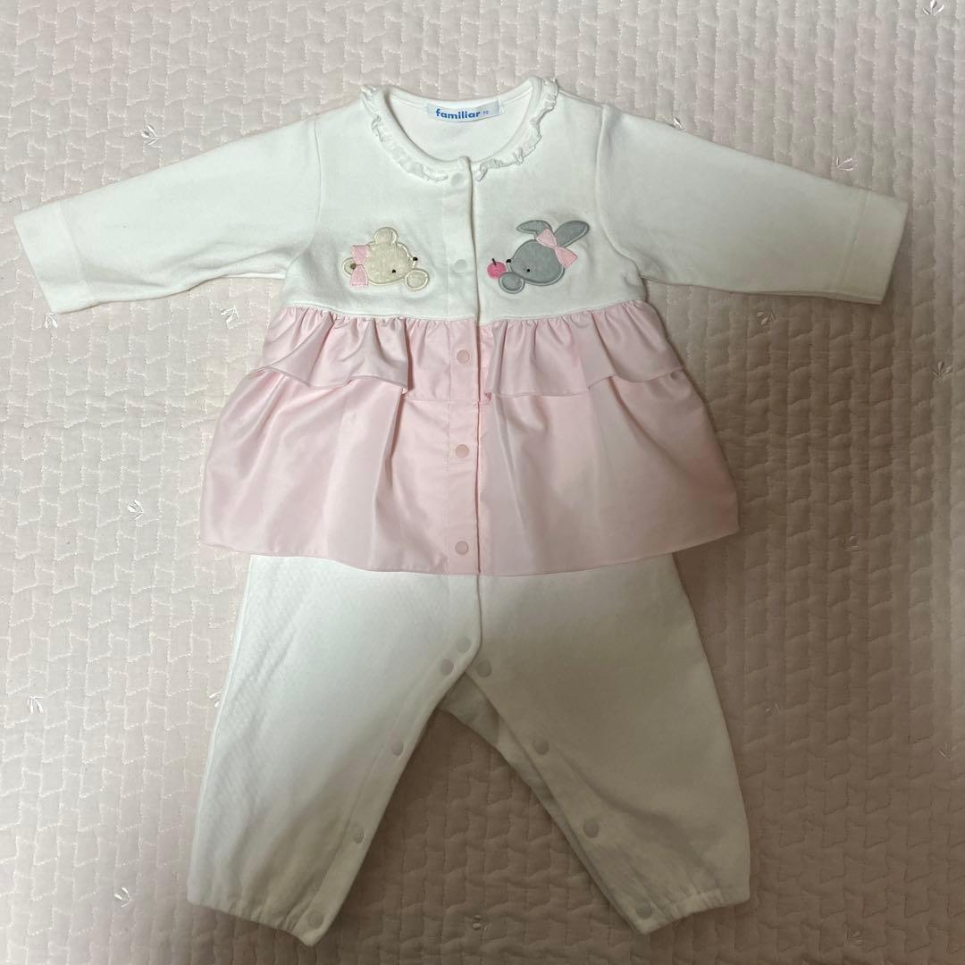 とも　Familiar ロンパース 70 完売品