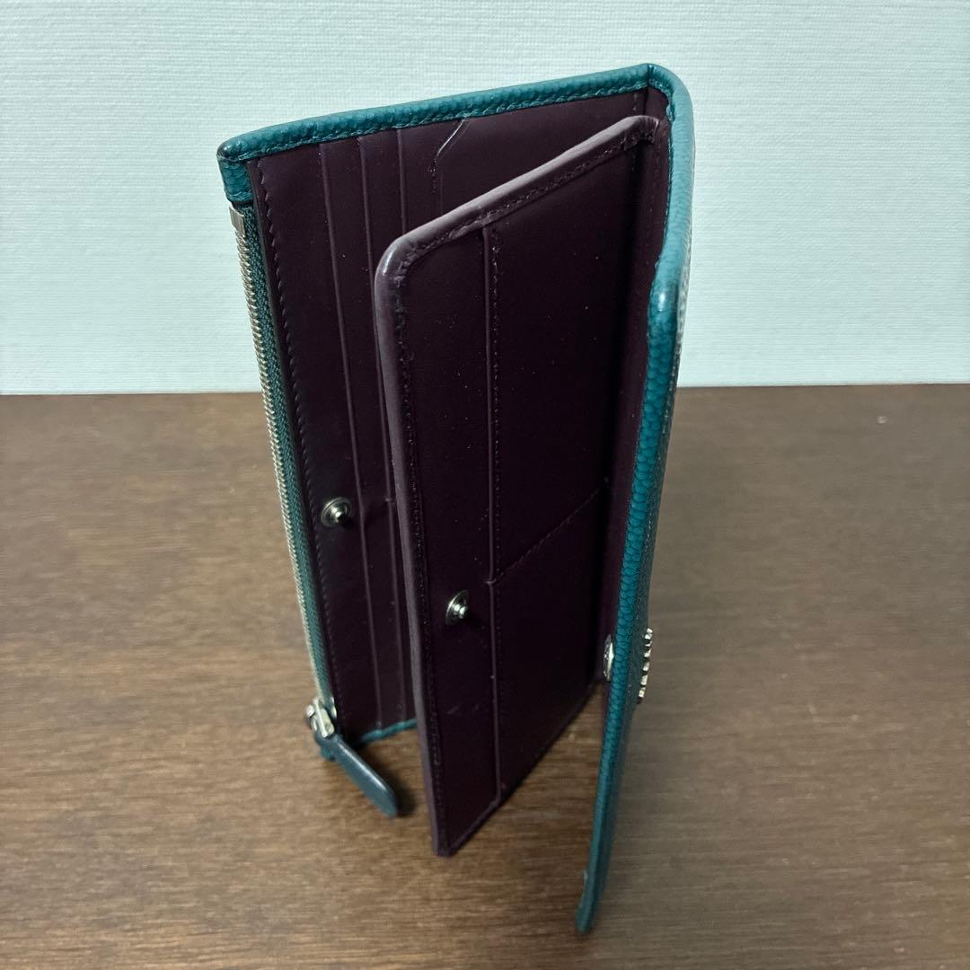 BALLY バリー　長財布　HILL ヒル　ウォレット　グリーン系