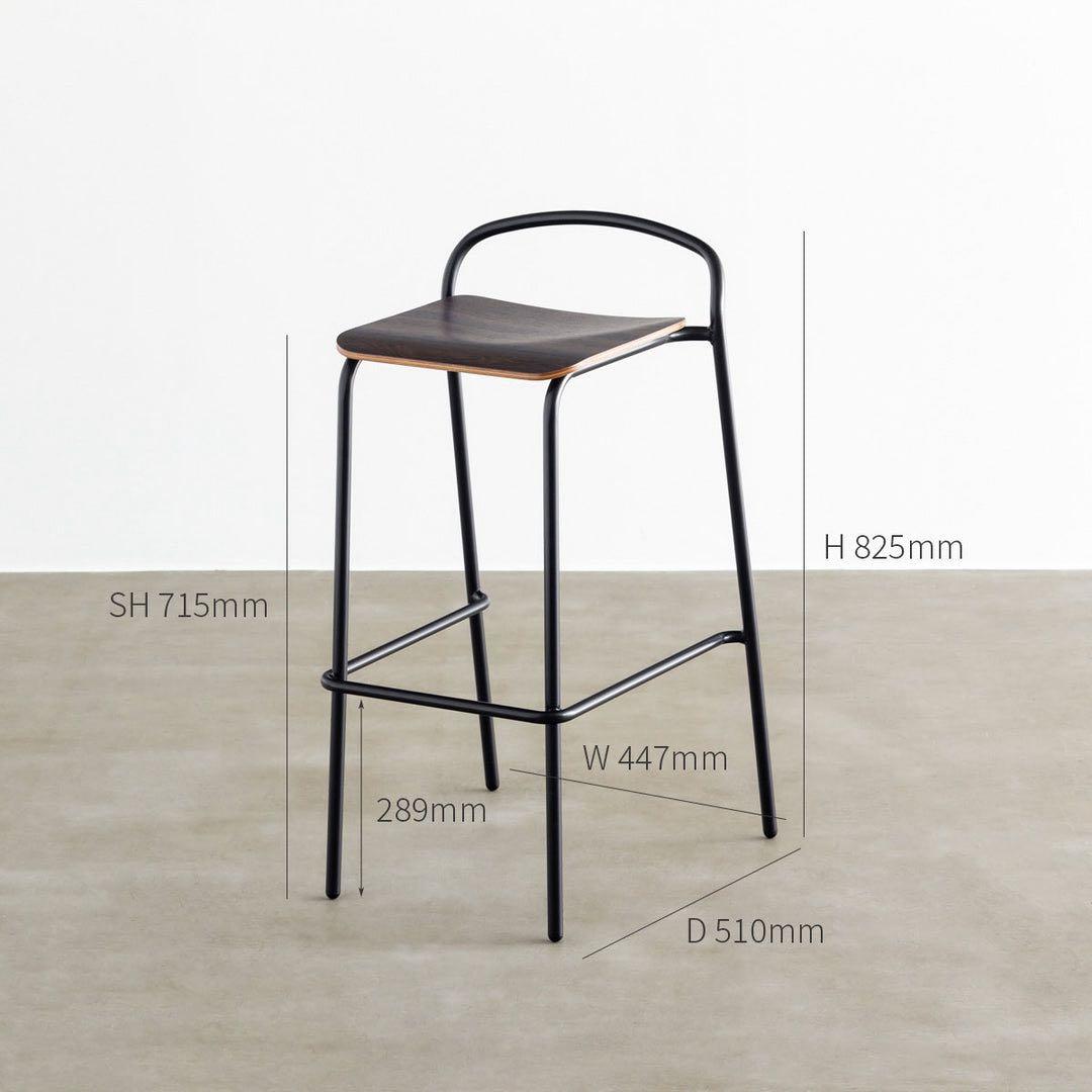 カナデモノ　KANADEMONO ハイスツール ハイチェア　バーチェア　送料込み