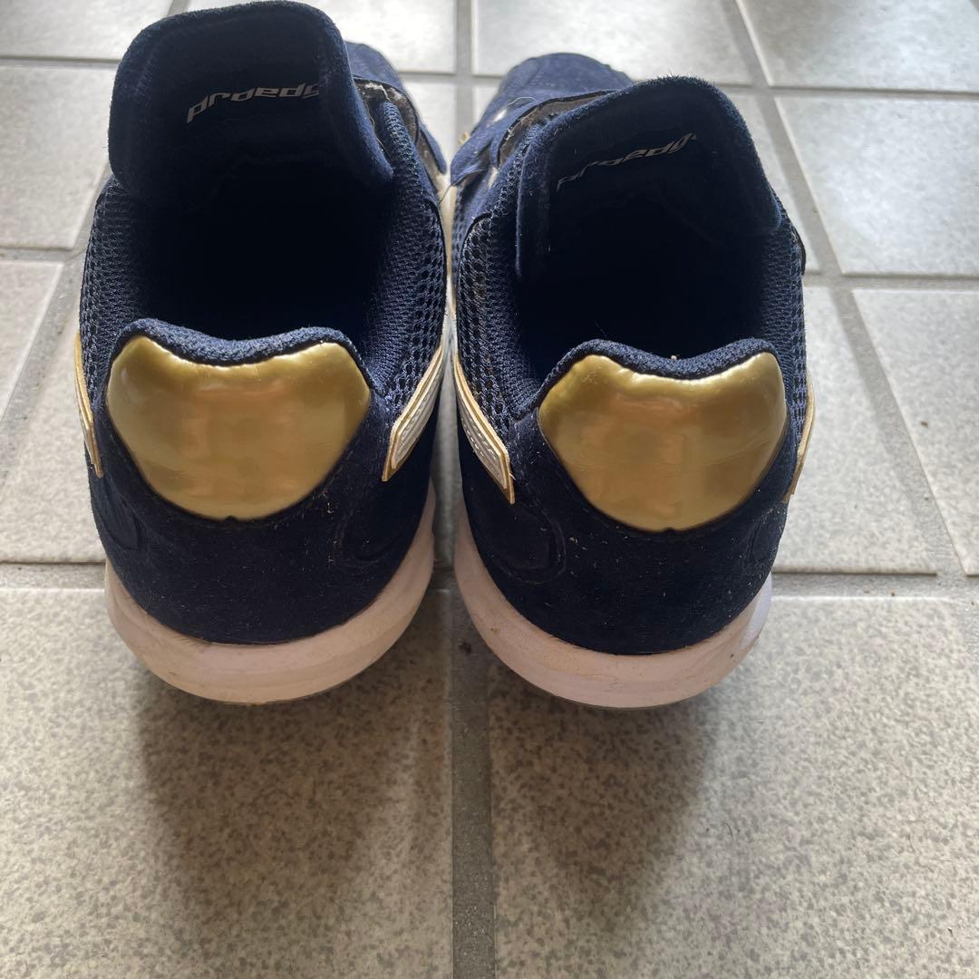 SSK プロエッジ ネイビー ゴールド スパイク