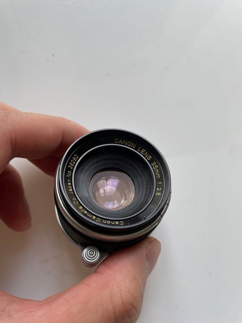 完動品Canon 35mm f/2.8 LTM L39 レンズ