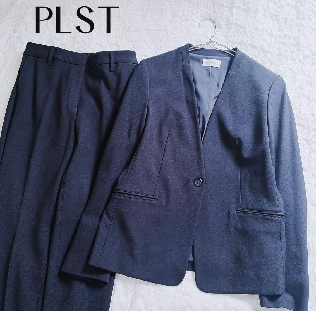 【プラステ】美品✨洗える ウォームリザーブ カラーレスジャケット セットアップ