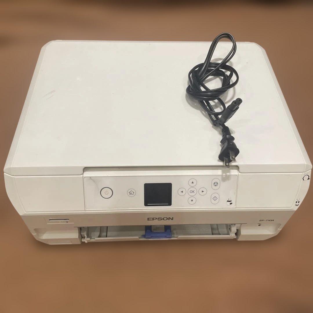 ジャンクEPSON EP-710A インクジェットプリンター　純正インクのみ使用