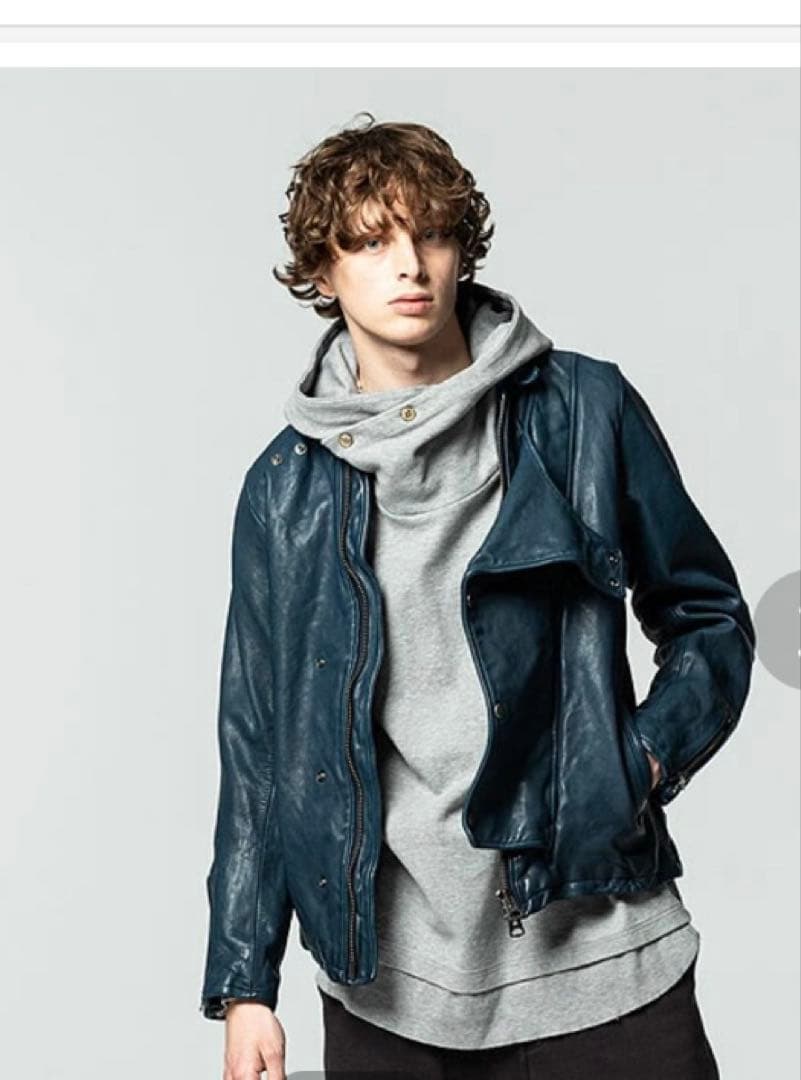 Lサイズ　glamb グラム　レザーライダースジャケット ラムレザー