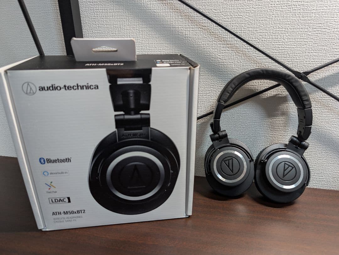 ワイヤレスヘッドホン audio-technica ATH-M50xBT2