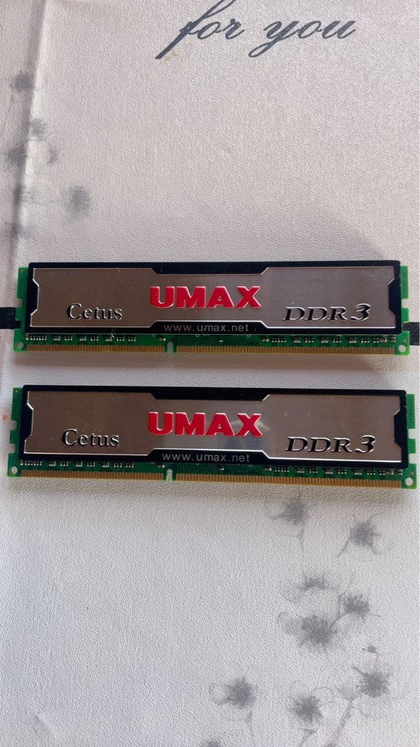 UMAX DDR3 メモリ Cems 2枚セット