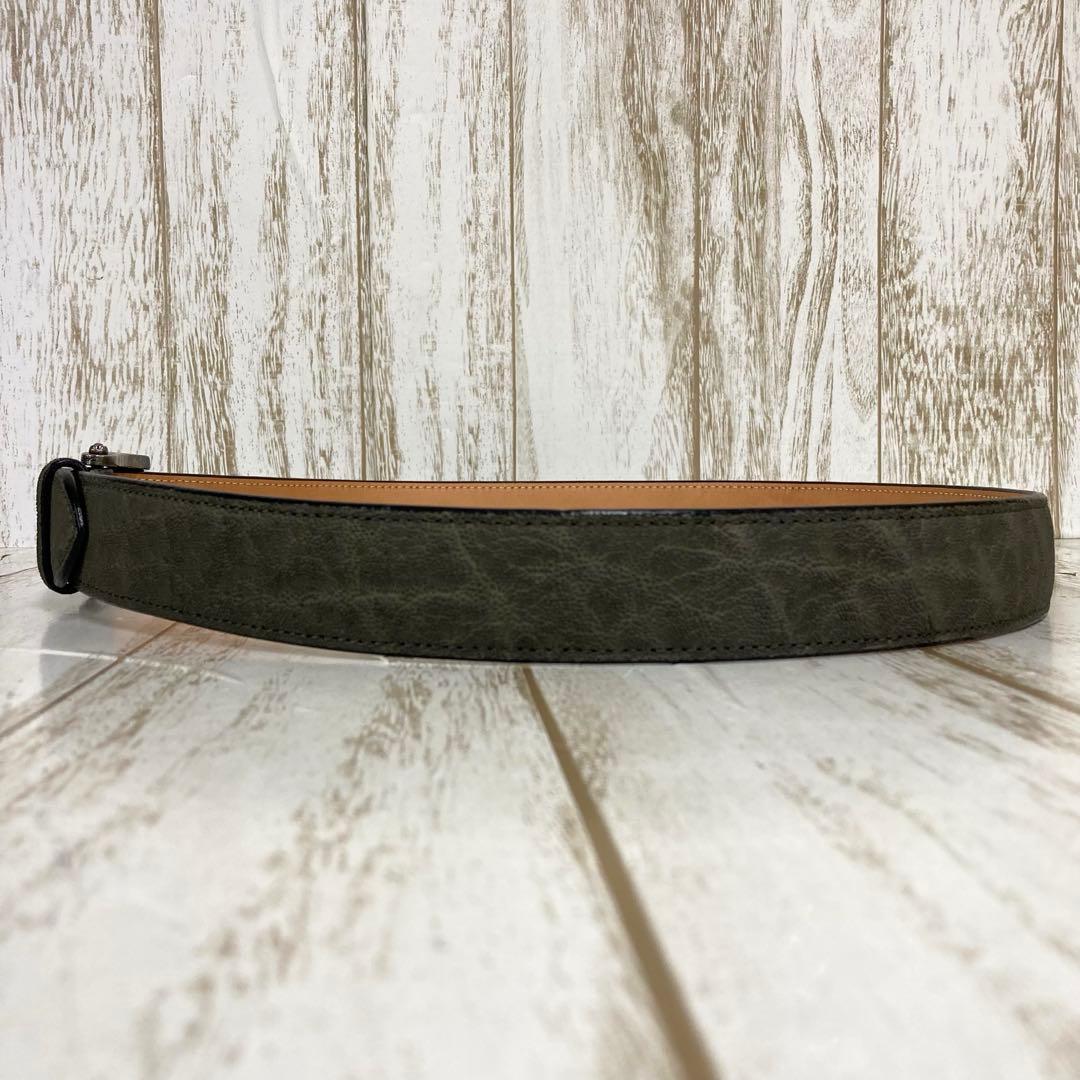 ra-2405) FUNNY レザーベルト エレファント 象皮