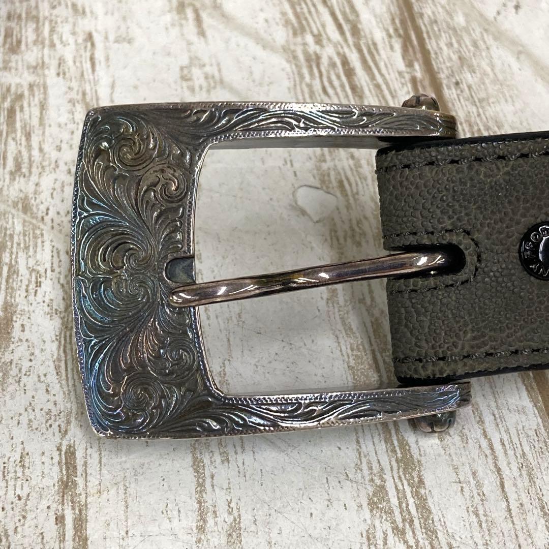 ra-2405) FUNNY レザーベルト エレファント 象皮