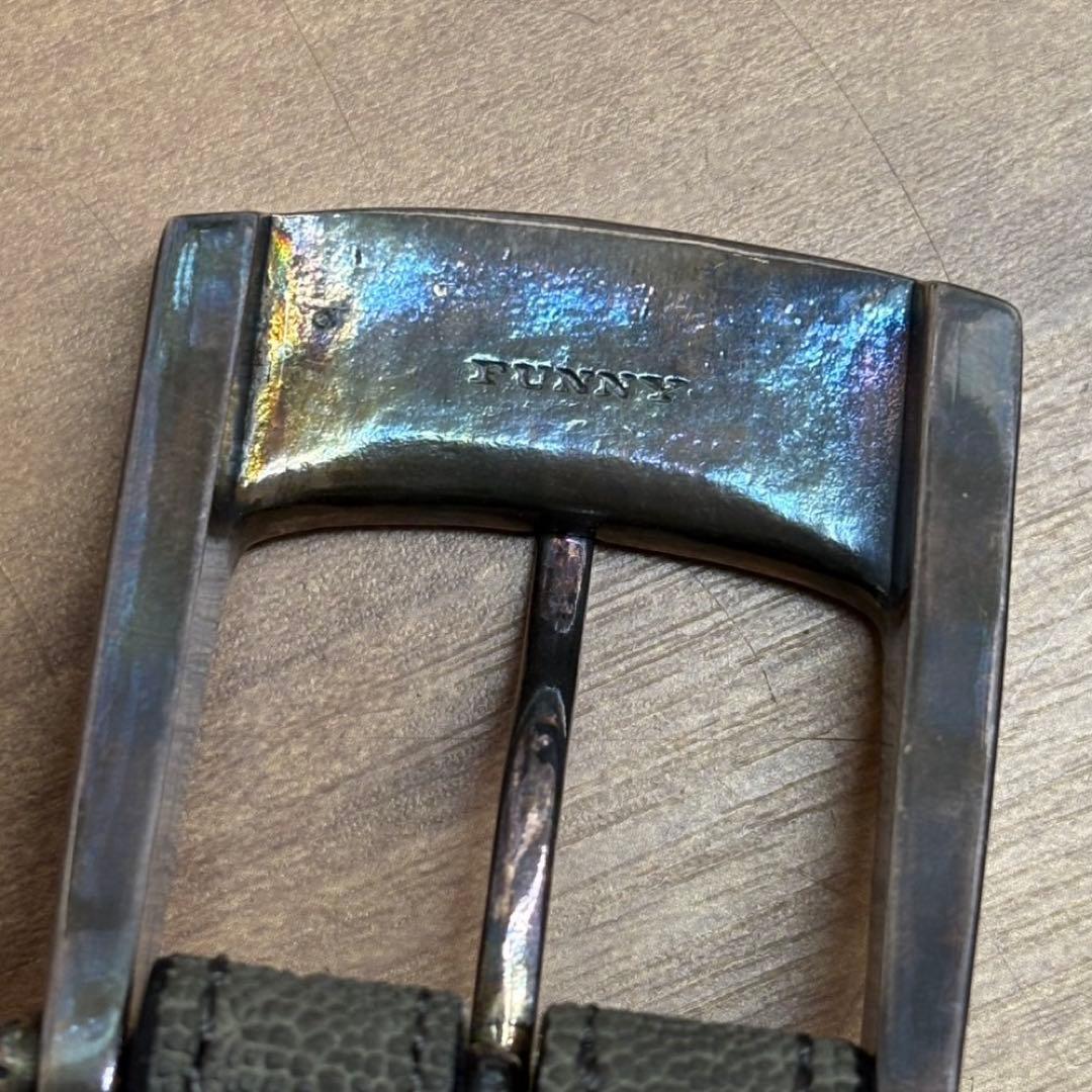 ra-2405) FUNNY レザーベルト エレファント 象皮