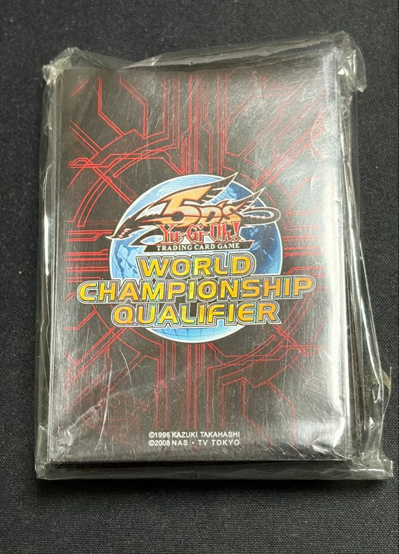 遊戯王　公式　WCQ2011 赤　スリーブ 80枚　未開封