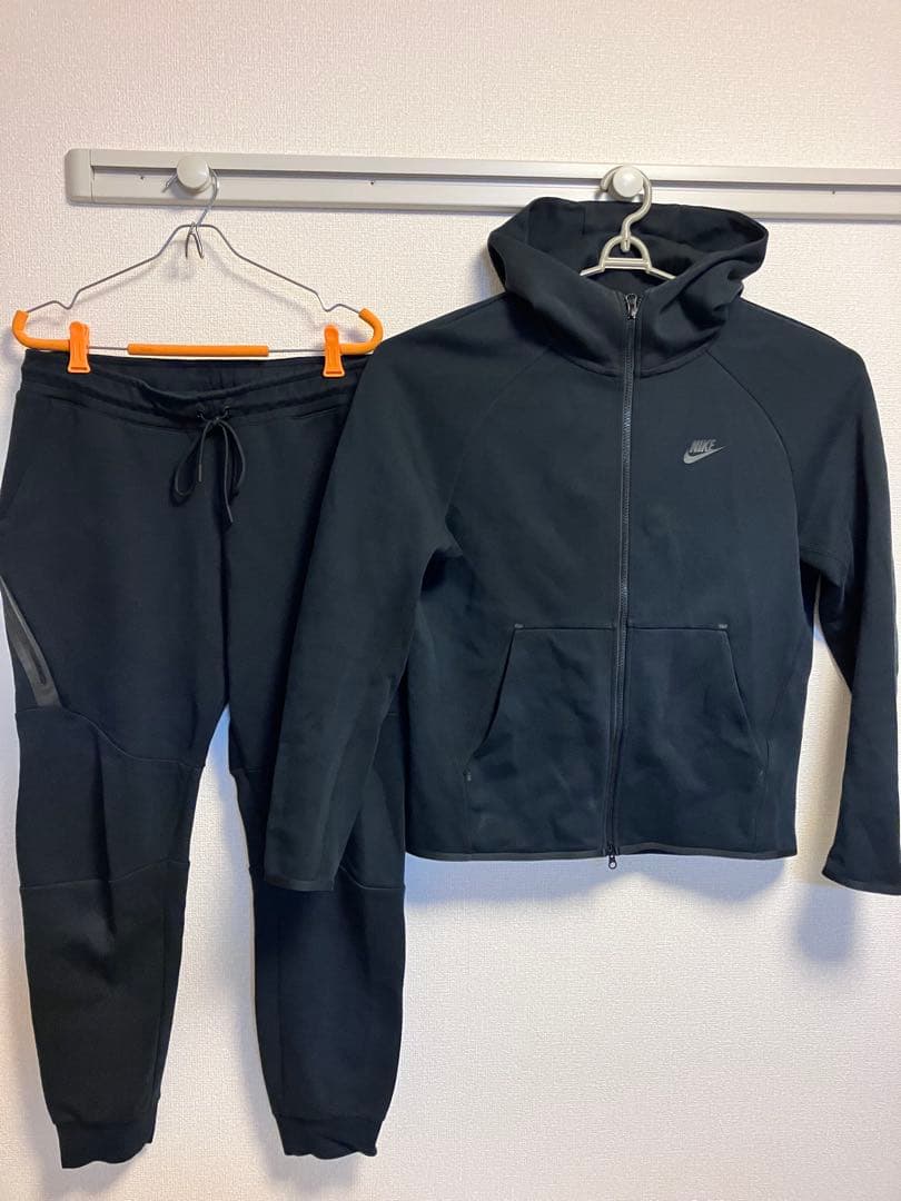NIKE テックフリース　セットアップ　ブラックLサイズ