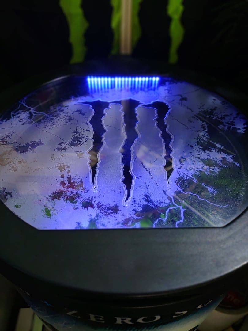 愛知 モンスター エナジー 冷蔵庫 LED ライト インテリア