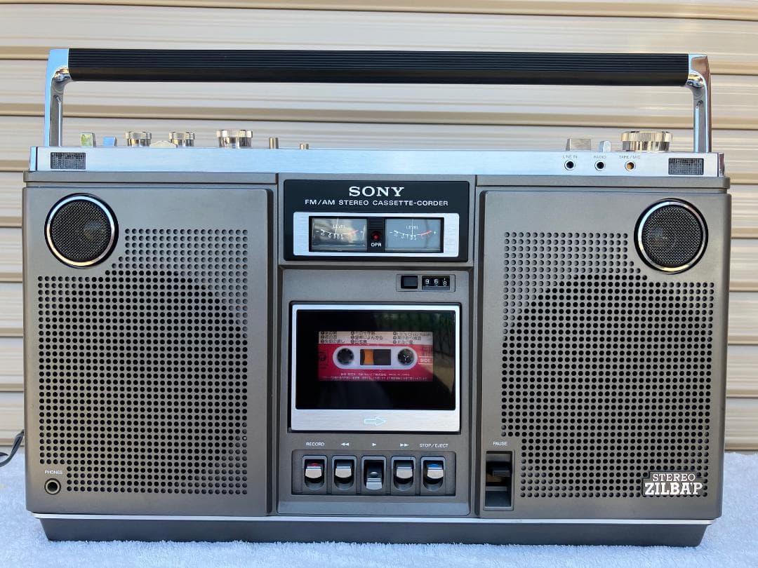 整備済動作品ソニー FM/AMステレオラジカセ CF-6500Ⅱ ZILBA'P