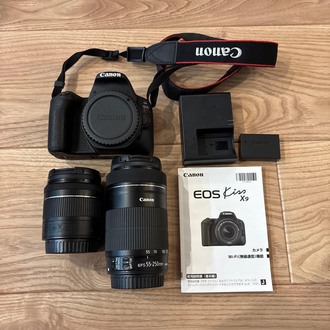 【ケース付き】Canon EOS Kiss X9 ダブルレンズキット