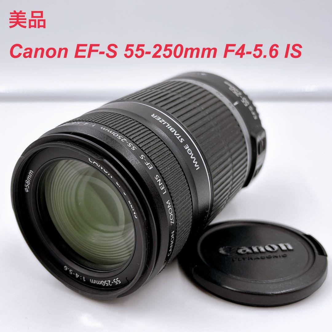 【美品】Canon EF-S 55-250mm F4-5.6 IS 望遠レンズ②