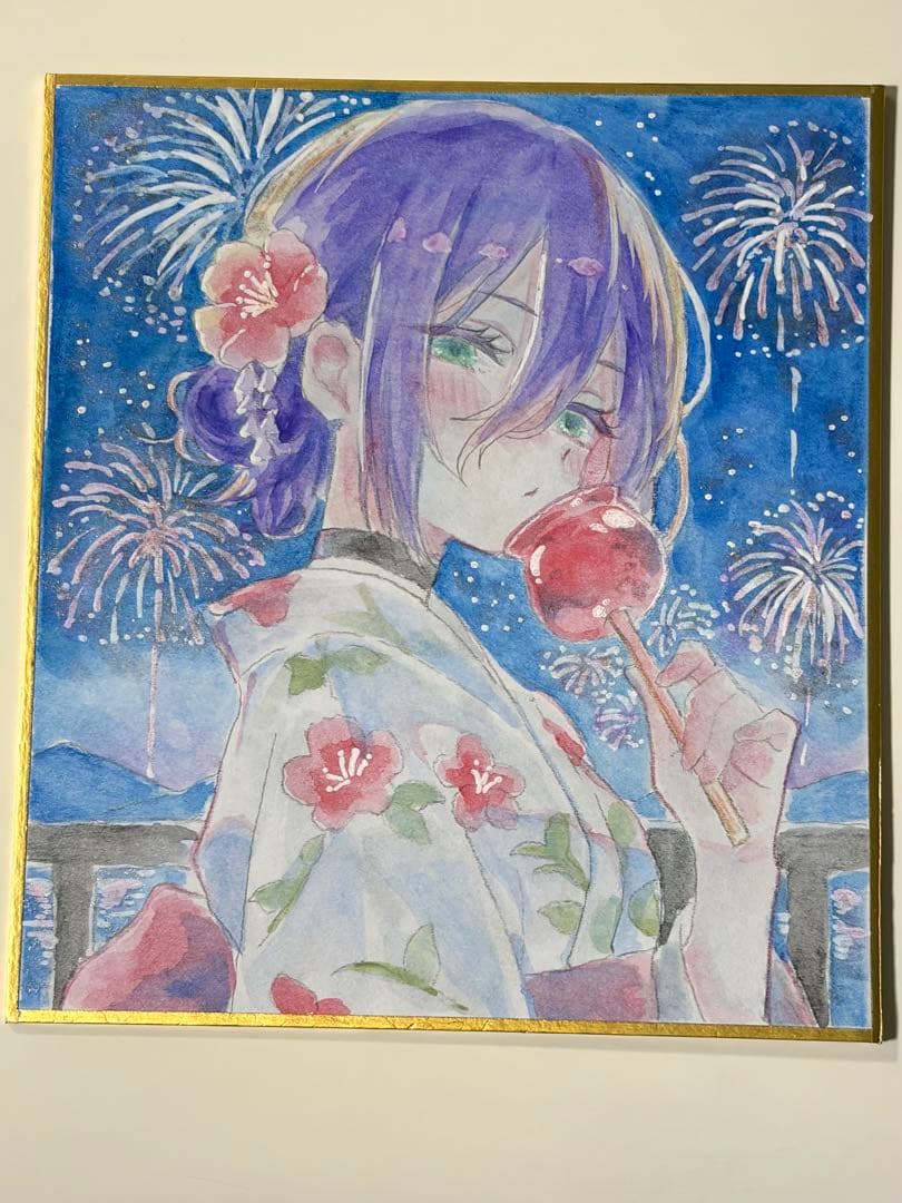 K*様 手描きイラスト チェンソーマン　レゼ