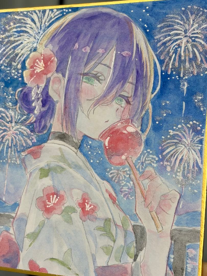 K*様 手描きイラスト チェンソーマン　レゼ