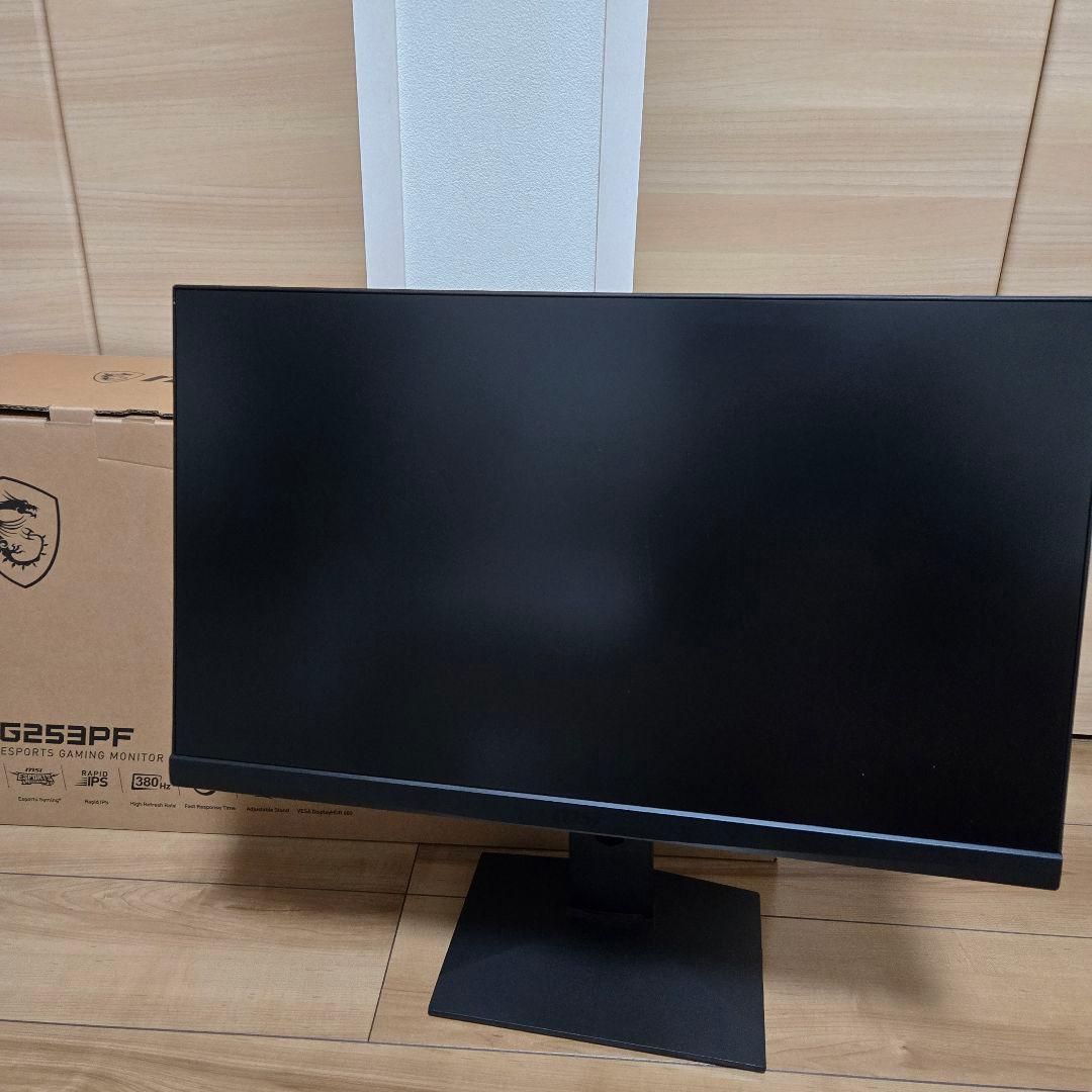 G253PF 360hzゲーミングディスプレイ 24.5インチ MSI