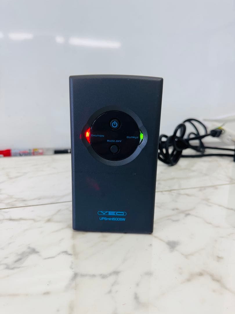 正弦波 UPS ユタカ　電機製作所　UPSmini500SW 停電　蓄電　軽量