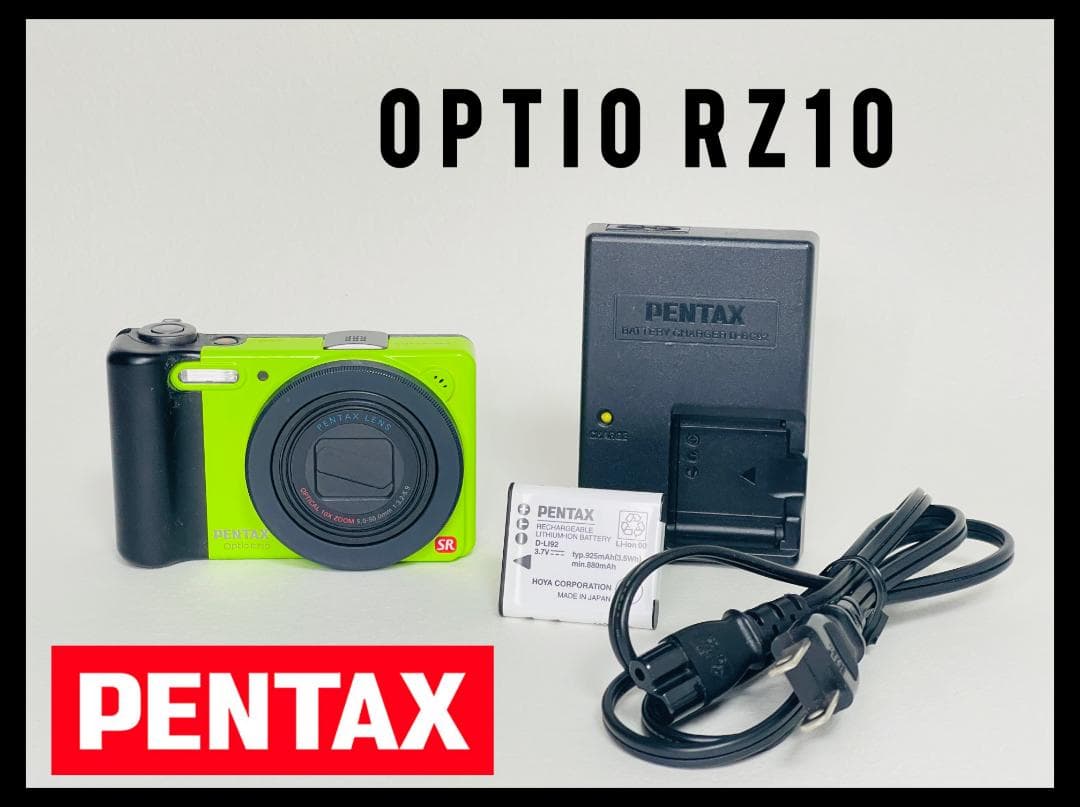 PENTAX Optio RZ10 ペンタックス オプティオ ライムグリーン