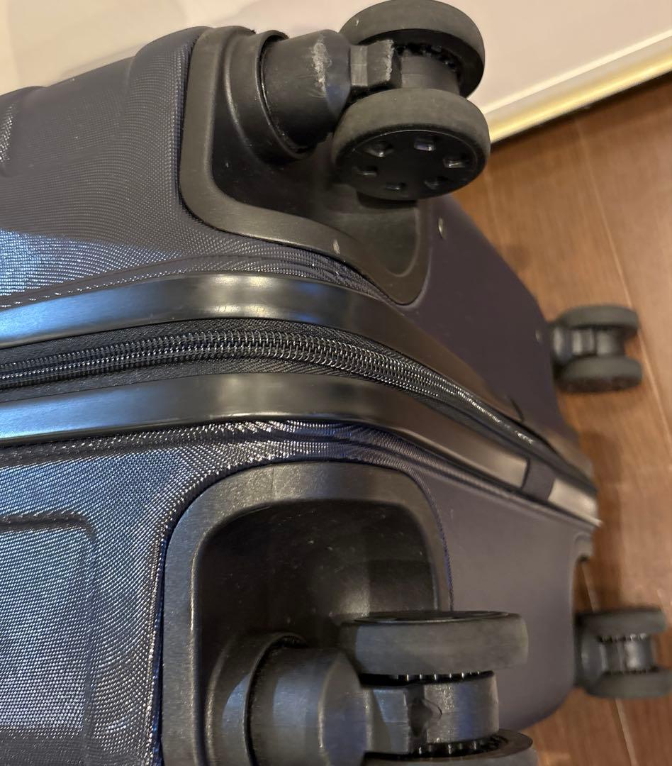 美品☆無印良品　バーを自由に調節できる　ハードキャリーケース（36L）黒