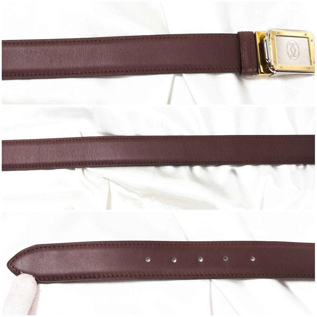 【未使用品】 カルティエ サントスドゥカルティエ ベルト カード 箱付き