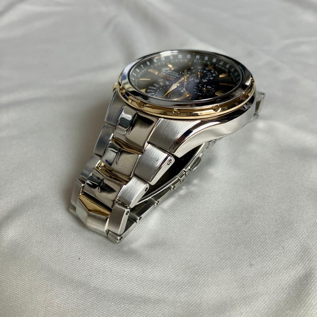 【稼動品】 SEIKO コーチュラ パーペチュアル ソーラー腕時計