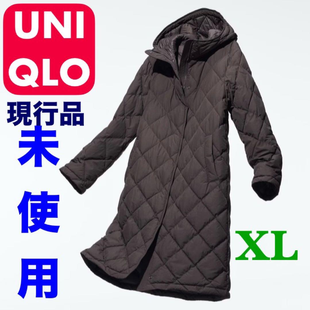 【未使用】ユニクロ　パフテックロングコートリラックスフィット　レディース　XL