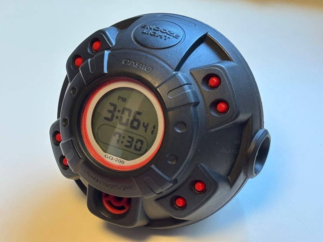 CASIO/目覚まし時計/GQ-200/マッスルタイム/G-SHOCK/デジタル