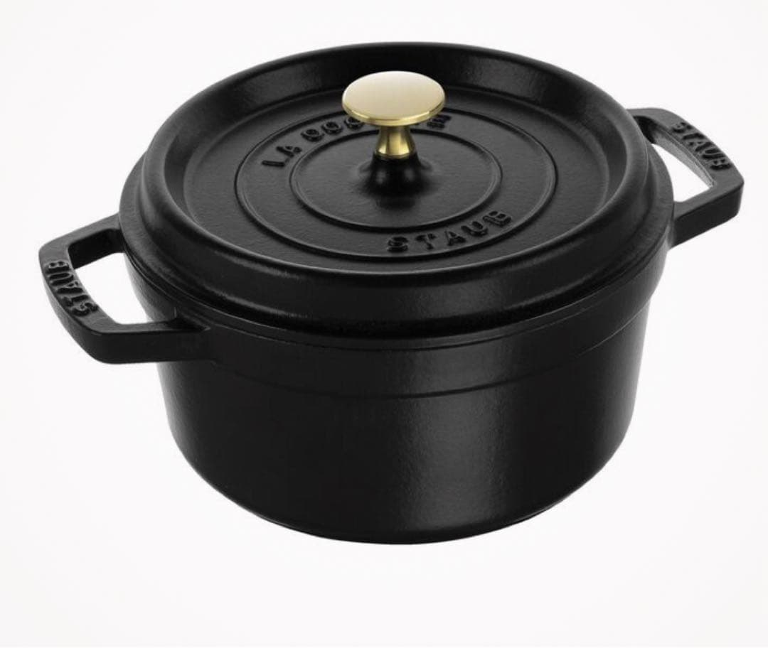staub ストウブ ココット ラウンド 黒　18CM ※値下げしました